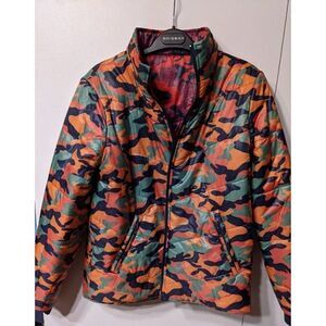 MOTHER | Two Faced Puffer Jacket Reversible Camo
